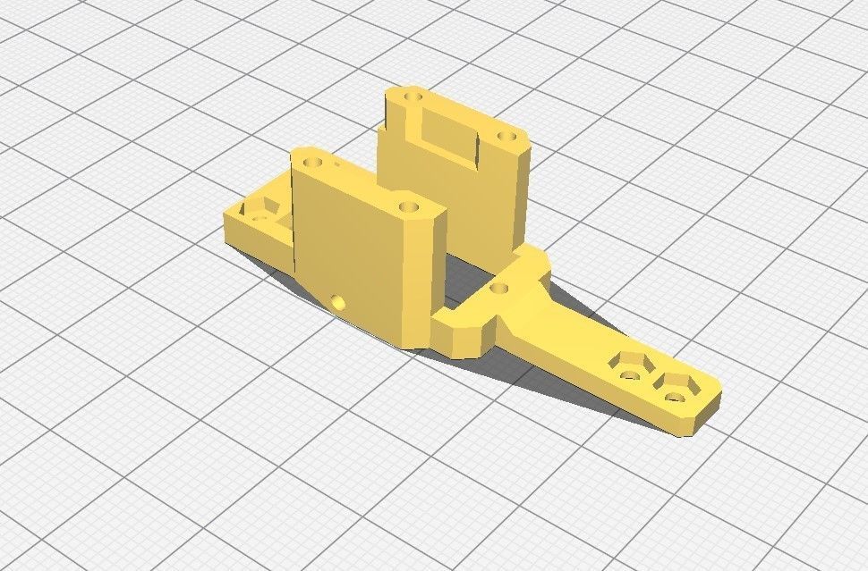 RWD drift chassis kit 3D print model_33