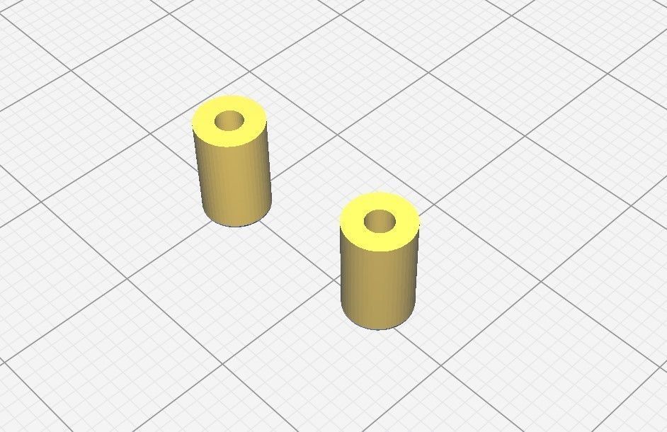 RWD drift chassis kit 3D print model_35
