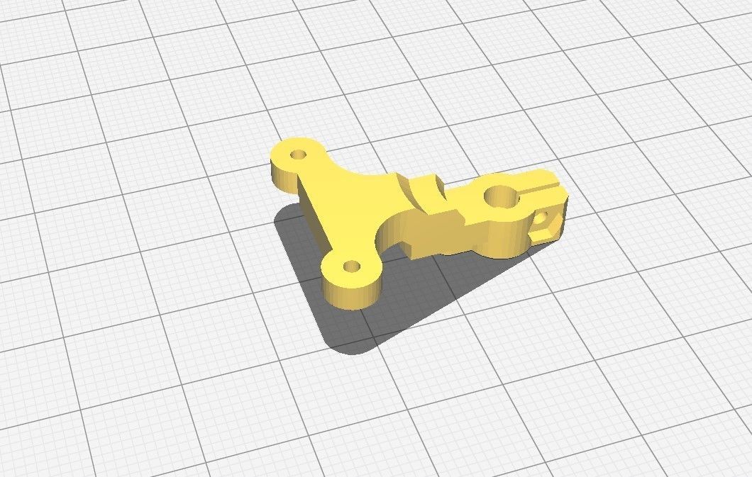 RWD drift chassis kit 3D print model_21