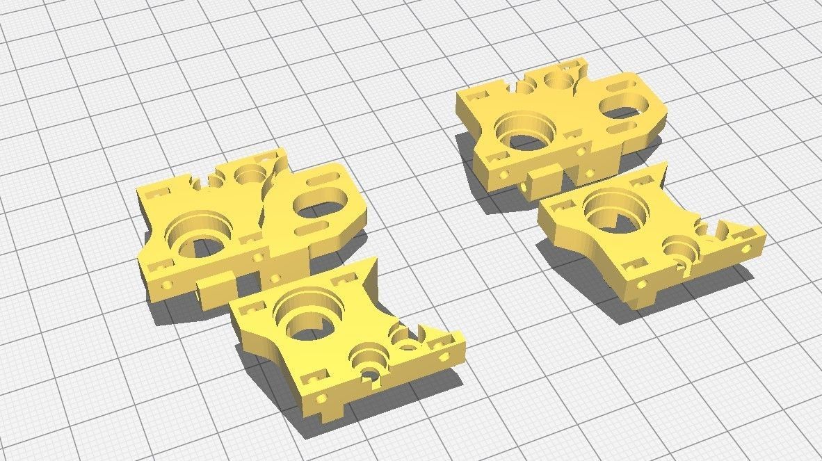 RWD drift chassis kit 3D print model_20