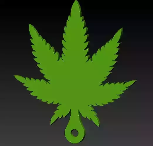 KEY RING CANNABIS MARIHUANA