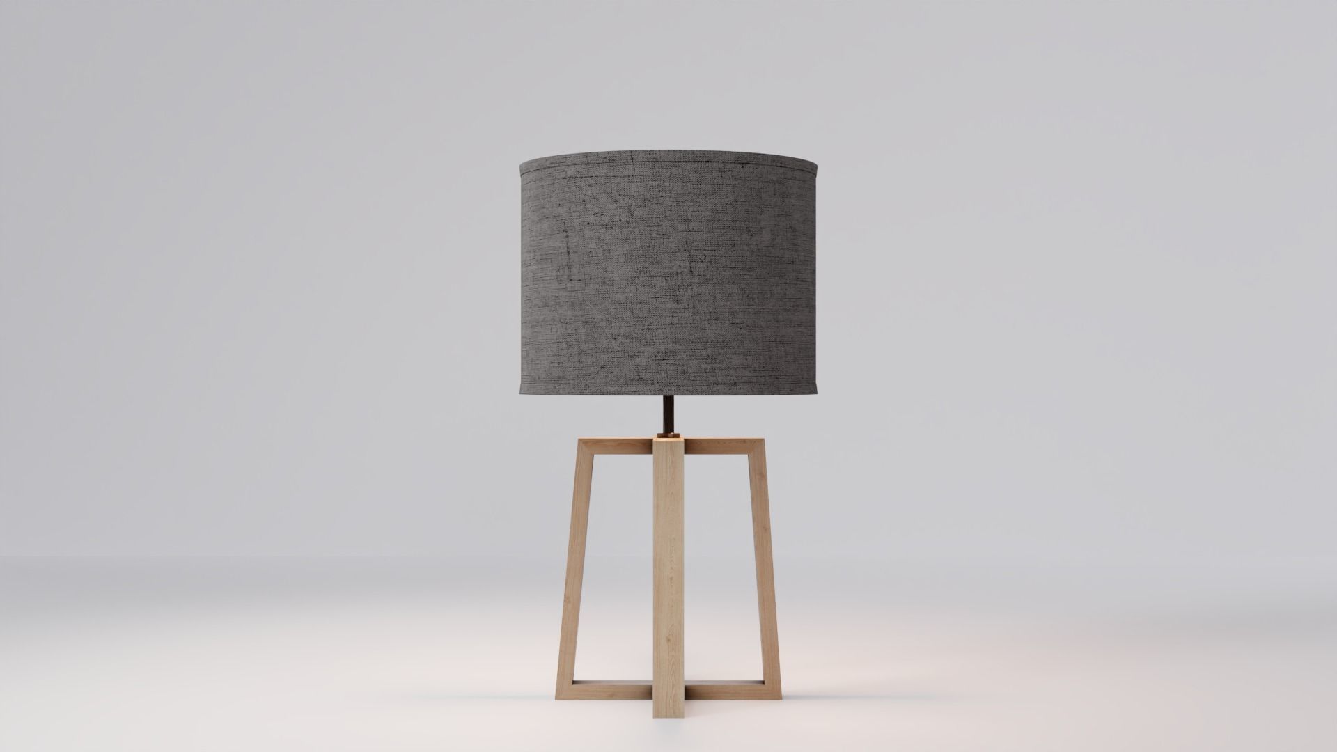 EVE side table Lamp Low-poly 3D model_7