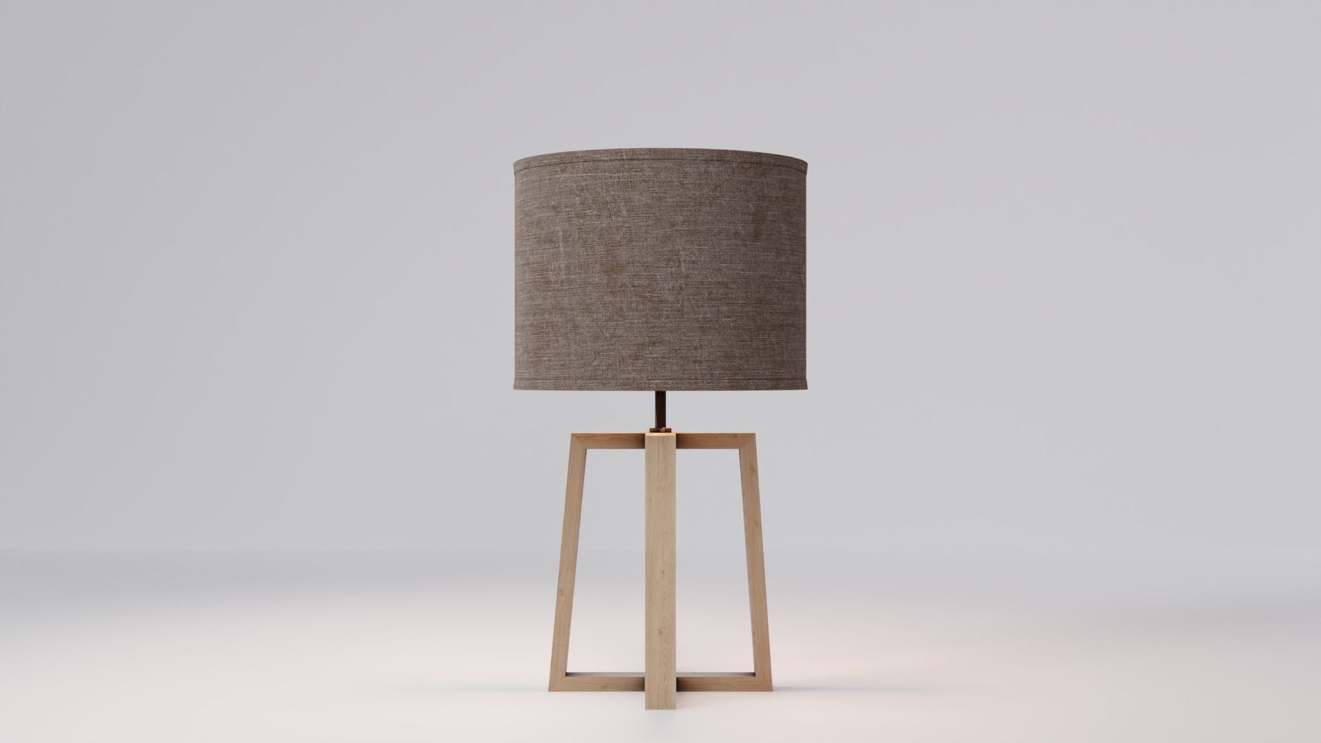 EVE side table Lamp Low-poly 3D model_6
