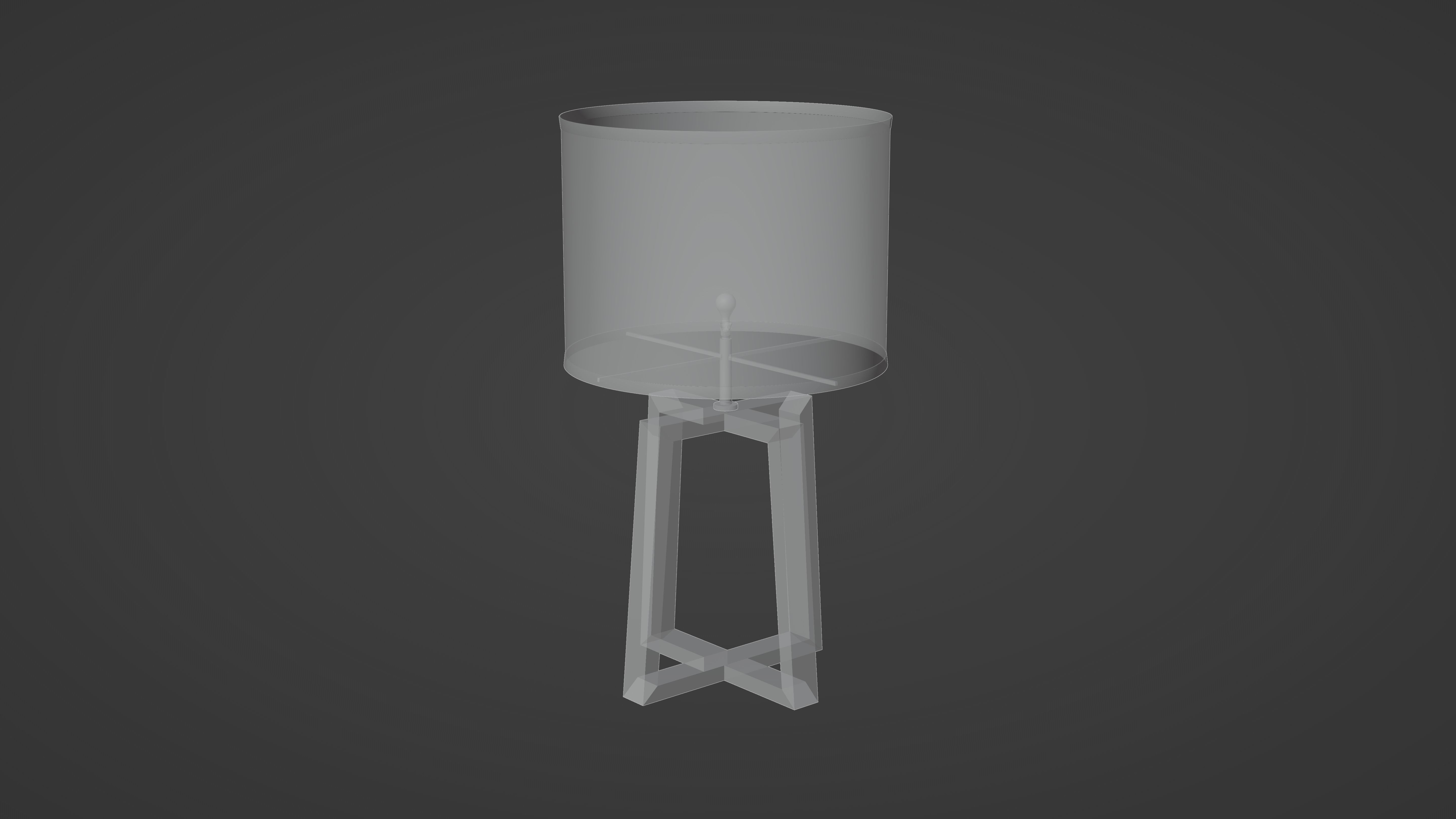 EVE side table Lamp Low-poly 3D model_12
