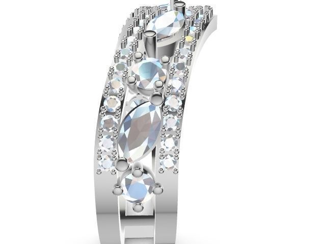 shape marquise ring stl verified 3D print model_15