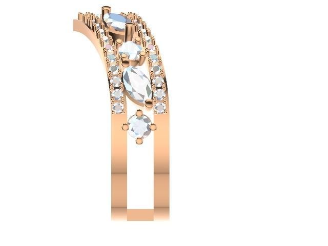 shape marquise ring stl verified 3D print model_5