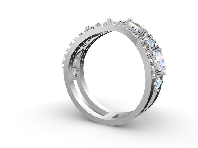 shape marquise ring stl verified 3D print model_10