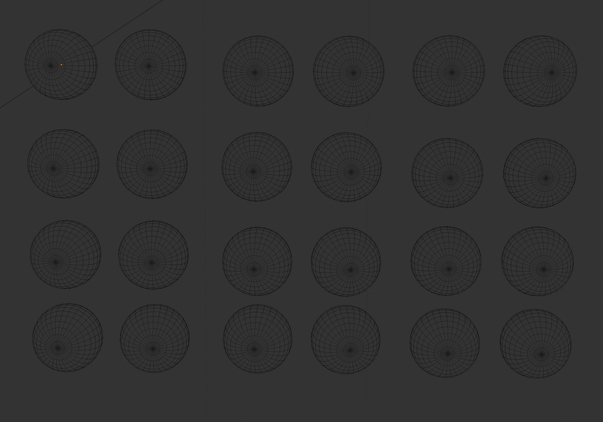 12 eyeballs pair pack Low-poly 3D model_16