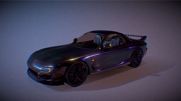 Mazda car 3dmodel 3D model_1