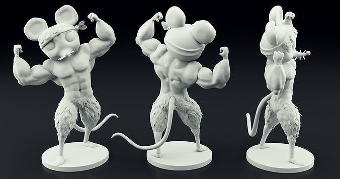 Mouse Muscles 3D print model