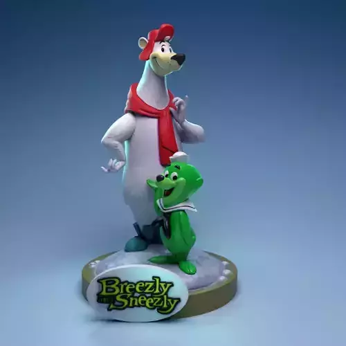 Breezly and Sneezly 3D print model