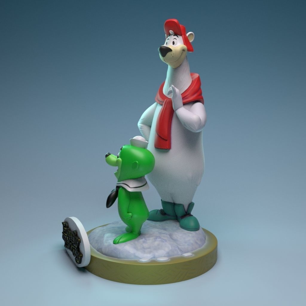 Breezly and Sneezly 3D print model_2