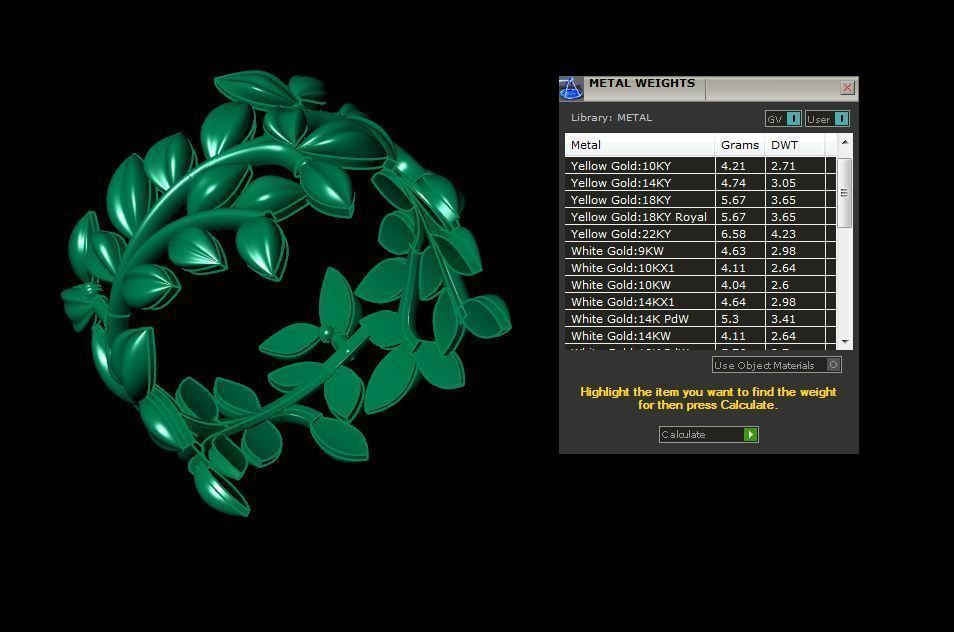 Leaf Ring 3D print model_7