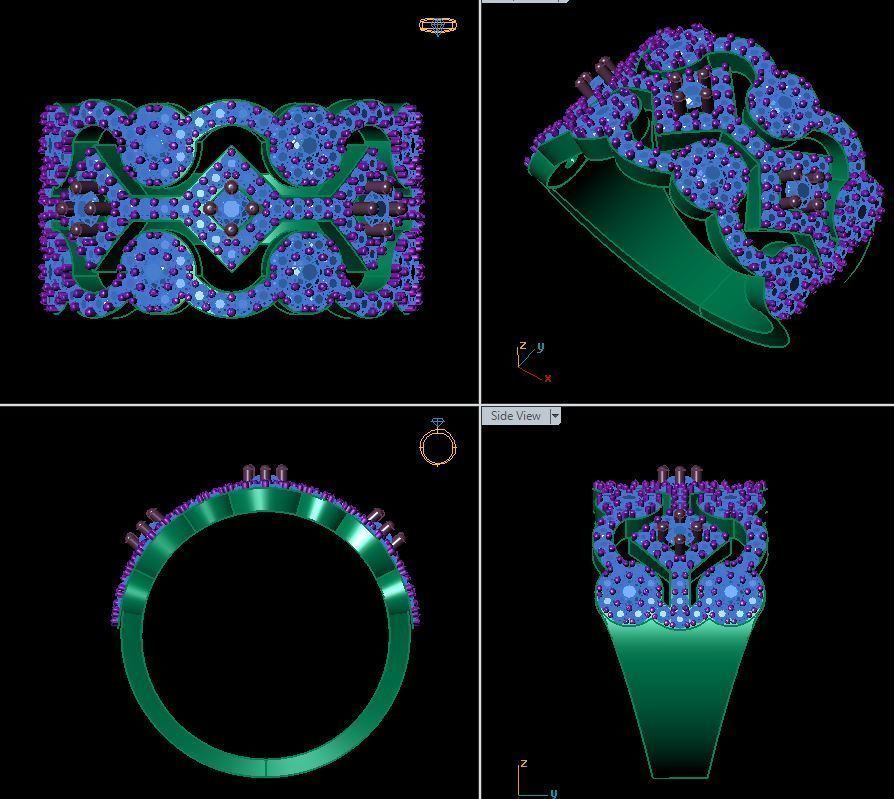 ring models 3D model_2