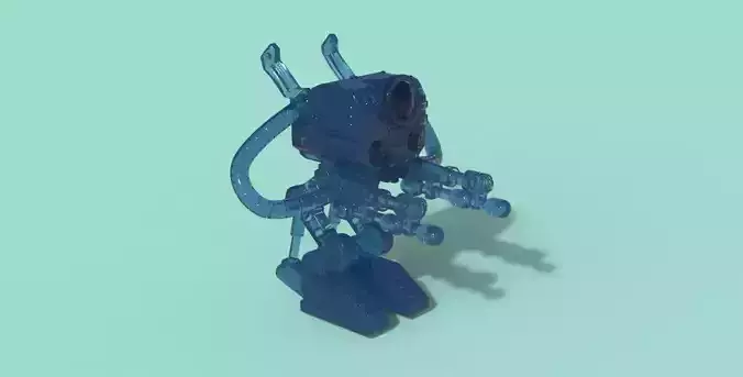 robot shooter 3D print model