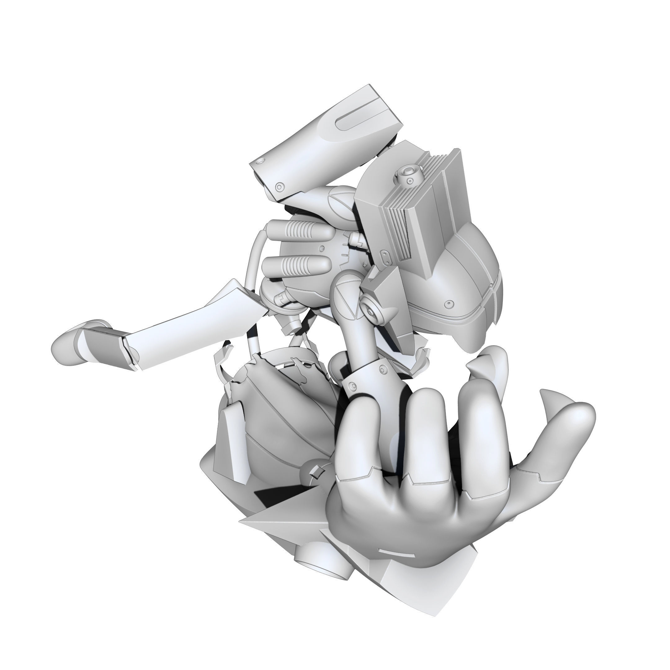 Canti FLCL 3D print model_1