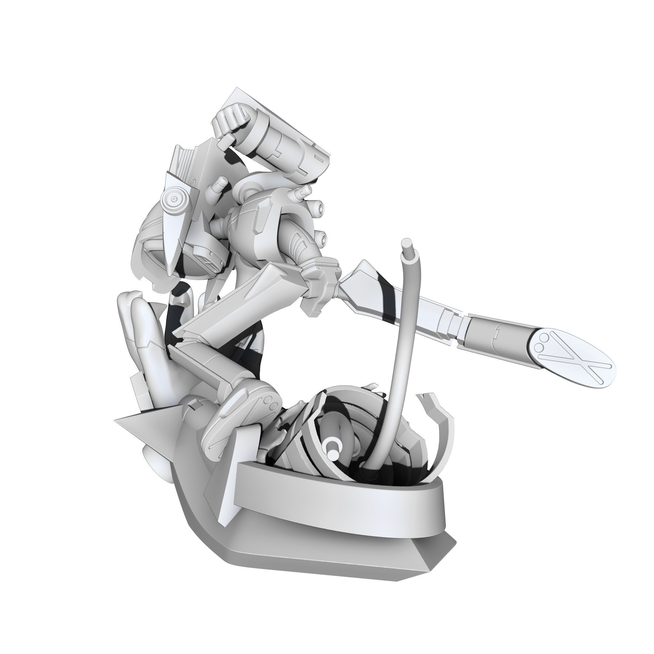 Canti FLCL 3D print model_2