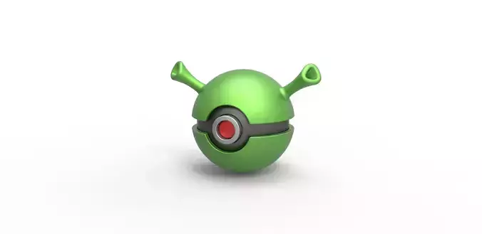 Shrek orb 3D print model