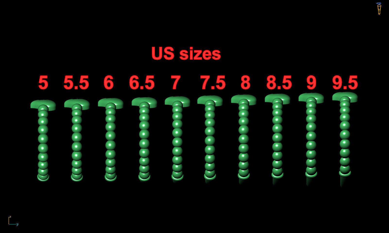 Ring one heart with stones R 0321 printable 3d model 3D print model_20