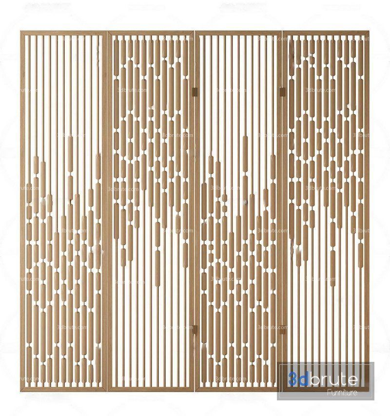 glass type  Low-poly 3D model_18