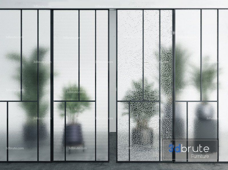 glass type  Low-poly 3D model_6