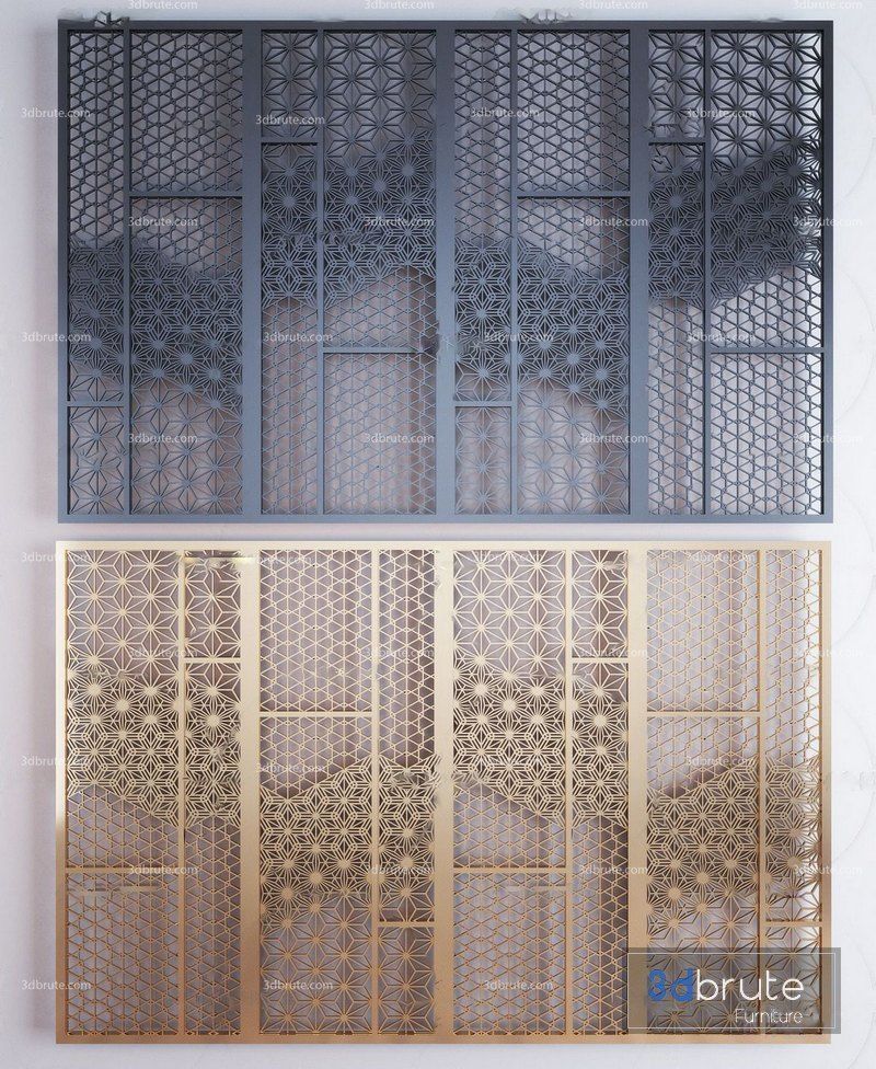 glass type  Low-poly 3D model_22