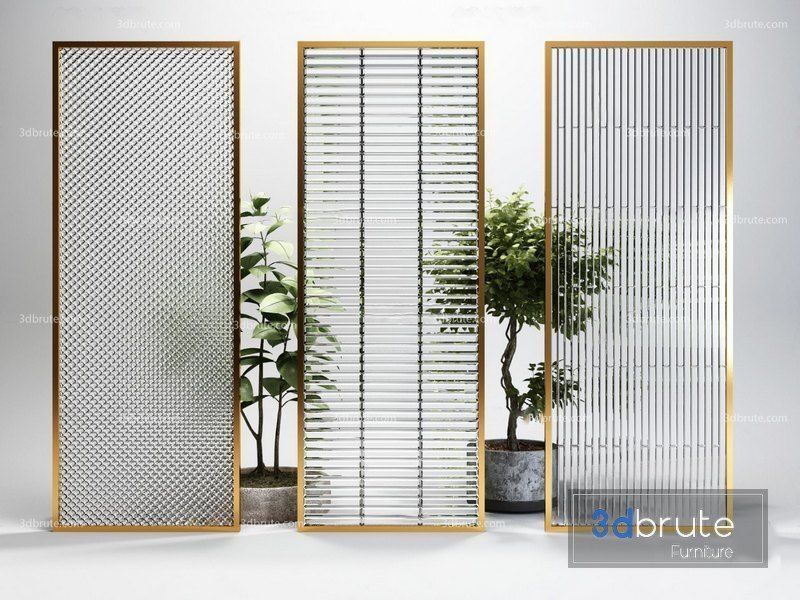 glass type  Low-poly 3D model_5