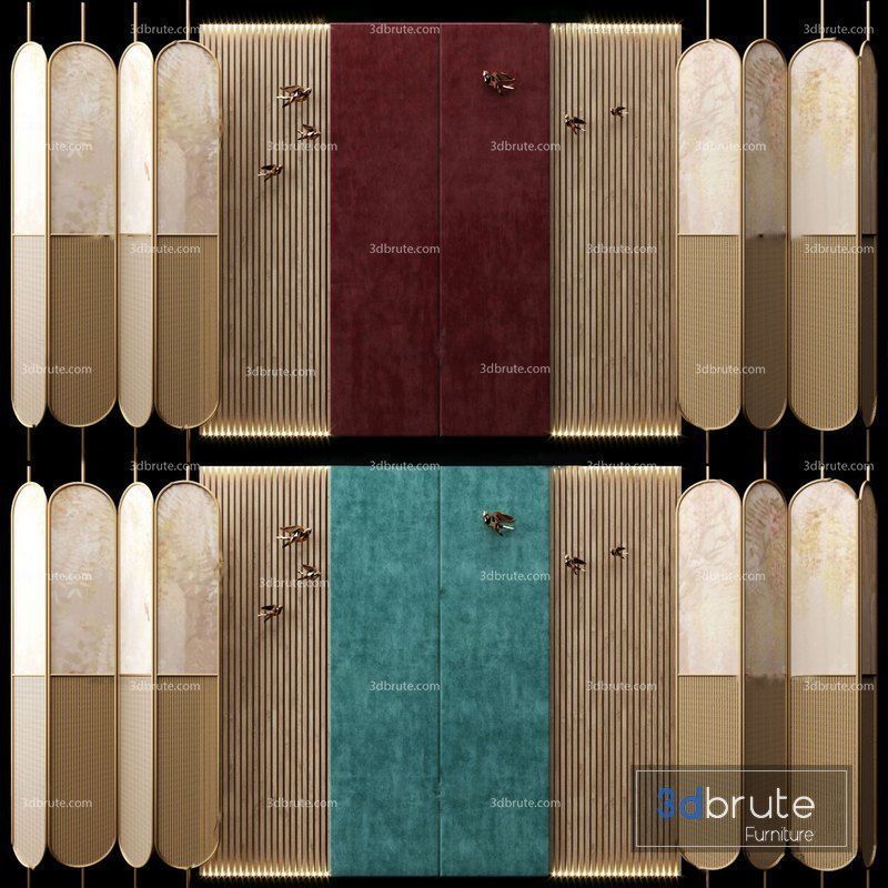 glass type  Low-poly 3D model_19