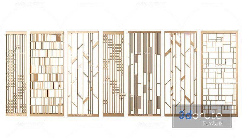 glass type  Low-poly 3D model_11