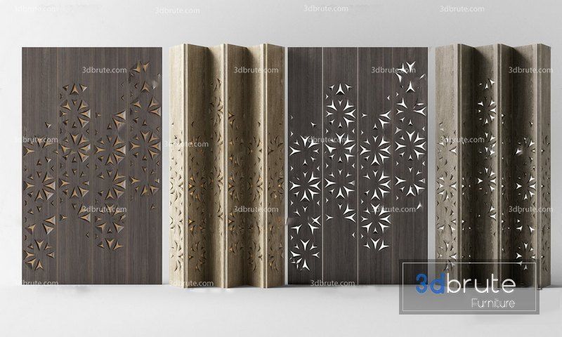 glass type  Low-poly 3D model_13