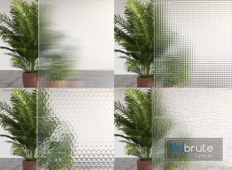 glass type  Low-poly 3D model_9