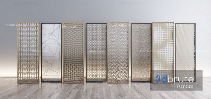 glass type  Low-poly 3D model_21