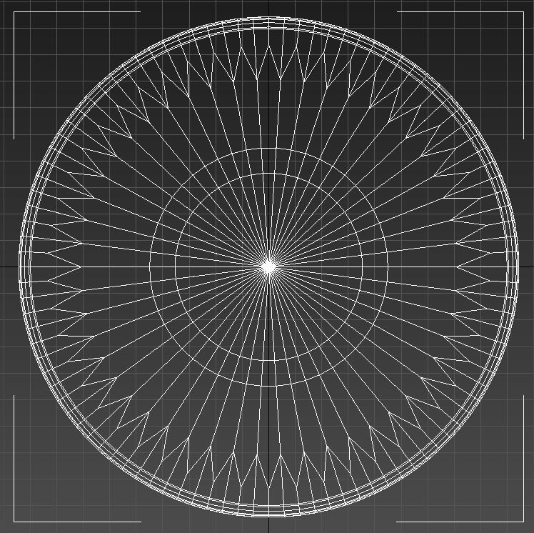 Round carpet leather edge 3D model_7