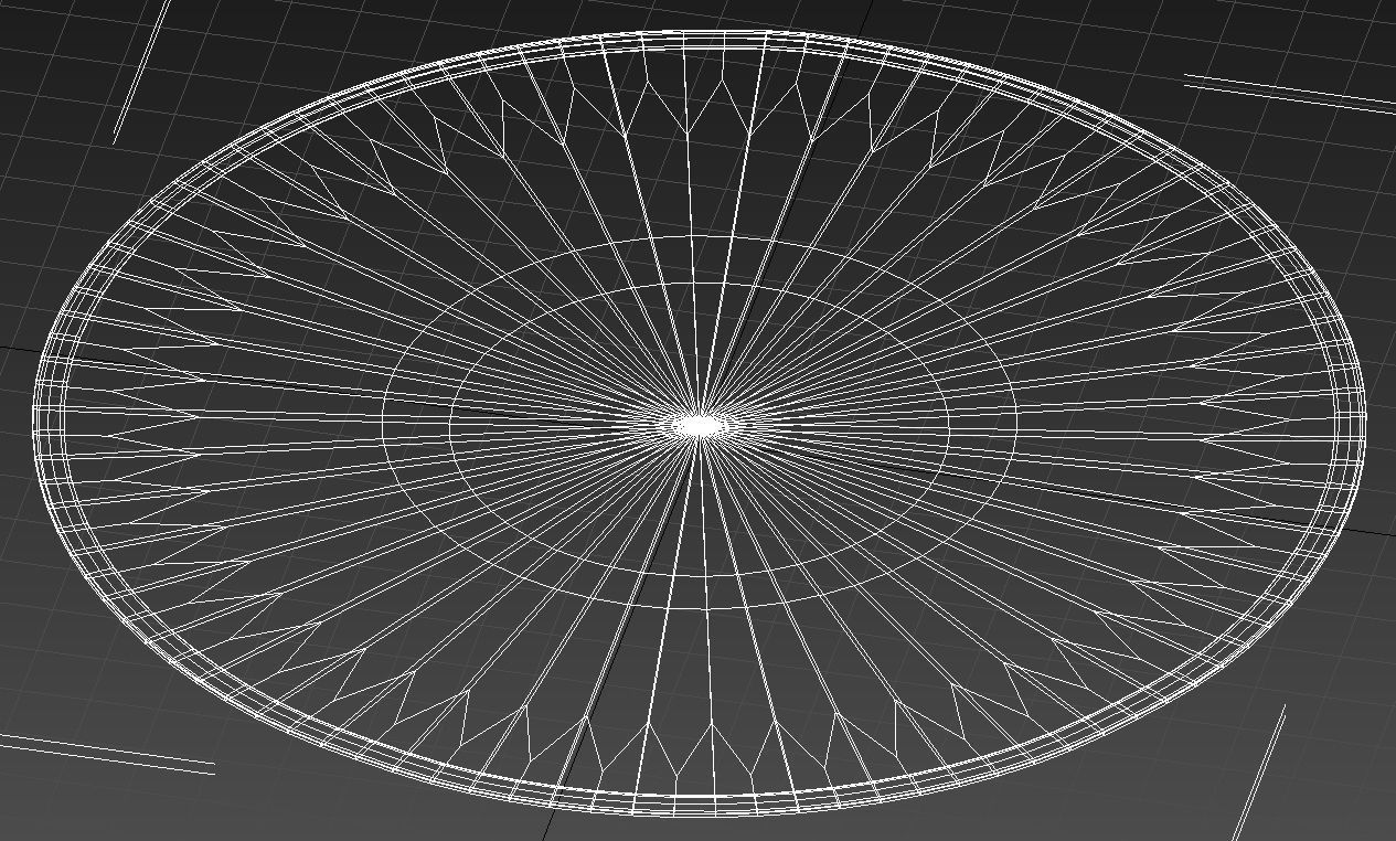 Round carpet leather edge 3D model_8