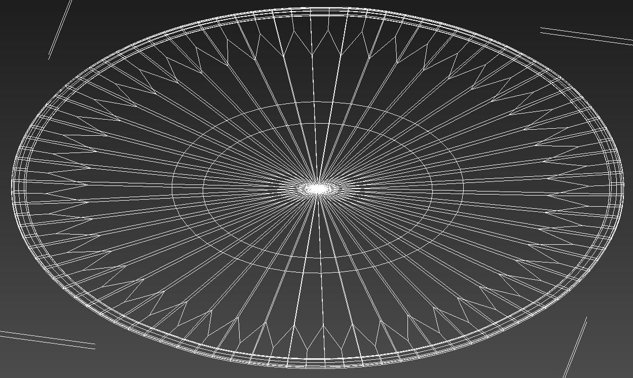 Round carpet leather edge 3D model_9