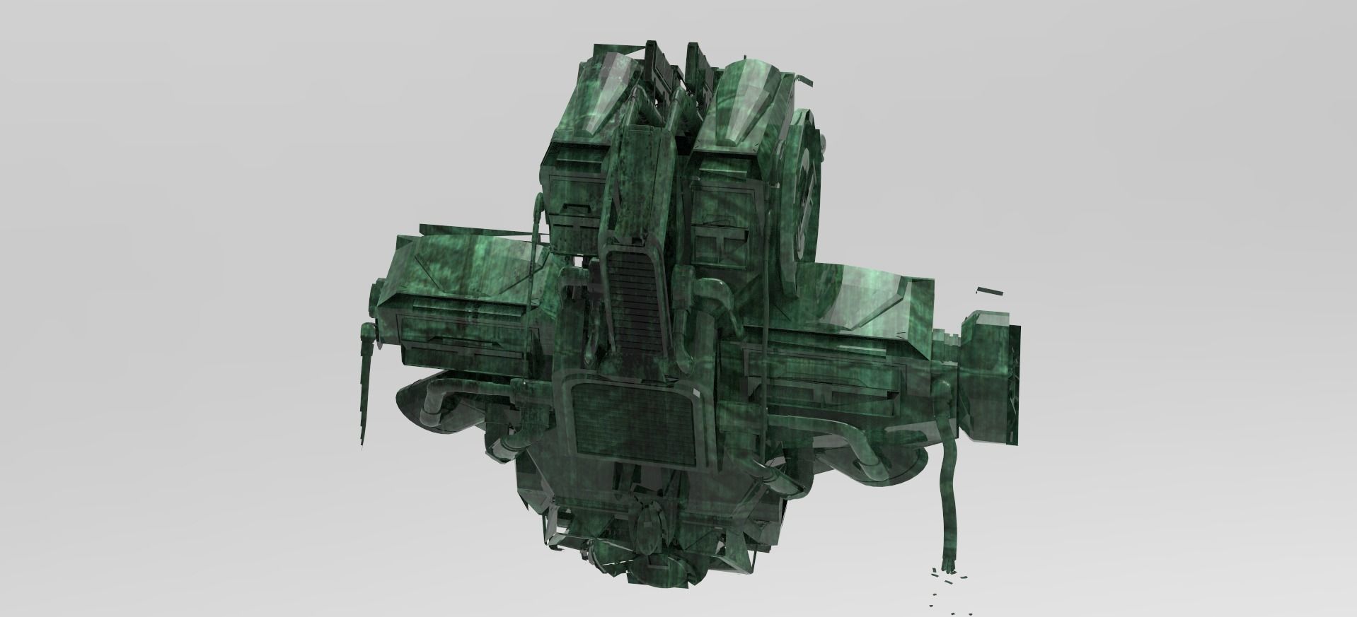 Sci-Fi Droid Parts  3D model_1