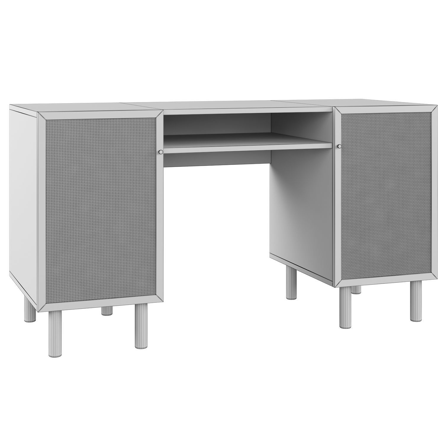 Pavia Wide Desk 3D model_1