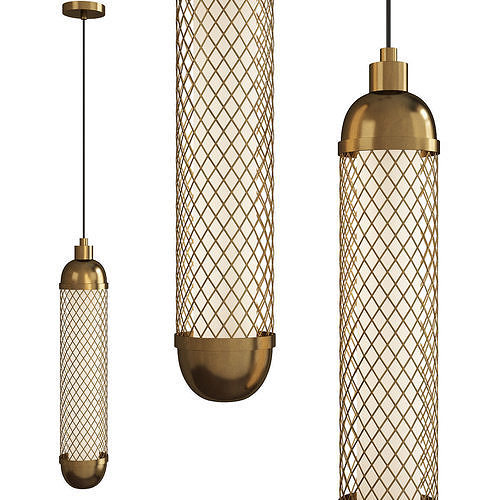 Hayes 1 Light Pendant Light Low-poly 3D model