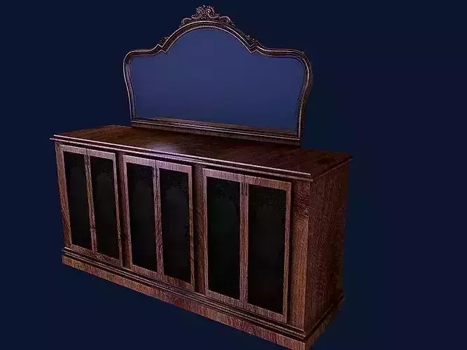 CONSOLE AND MIRROR 3D model
