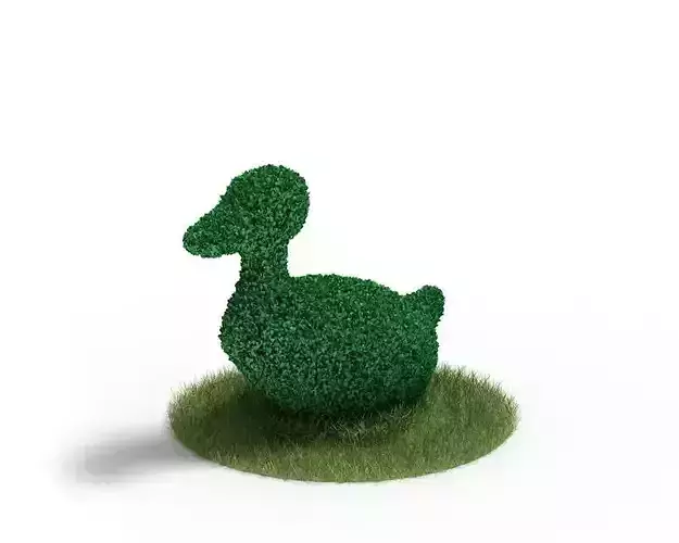 Plant   Topiary Duck 3D model