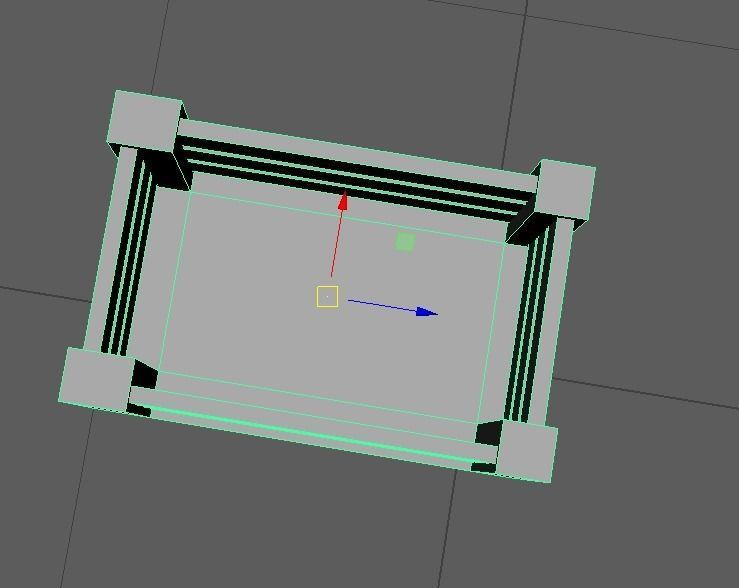 Wooden Crate Free low-poly 3D model_1