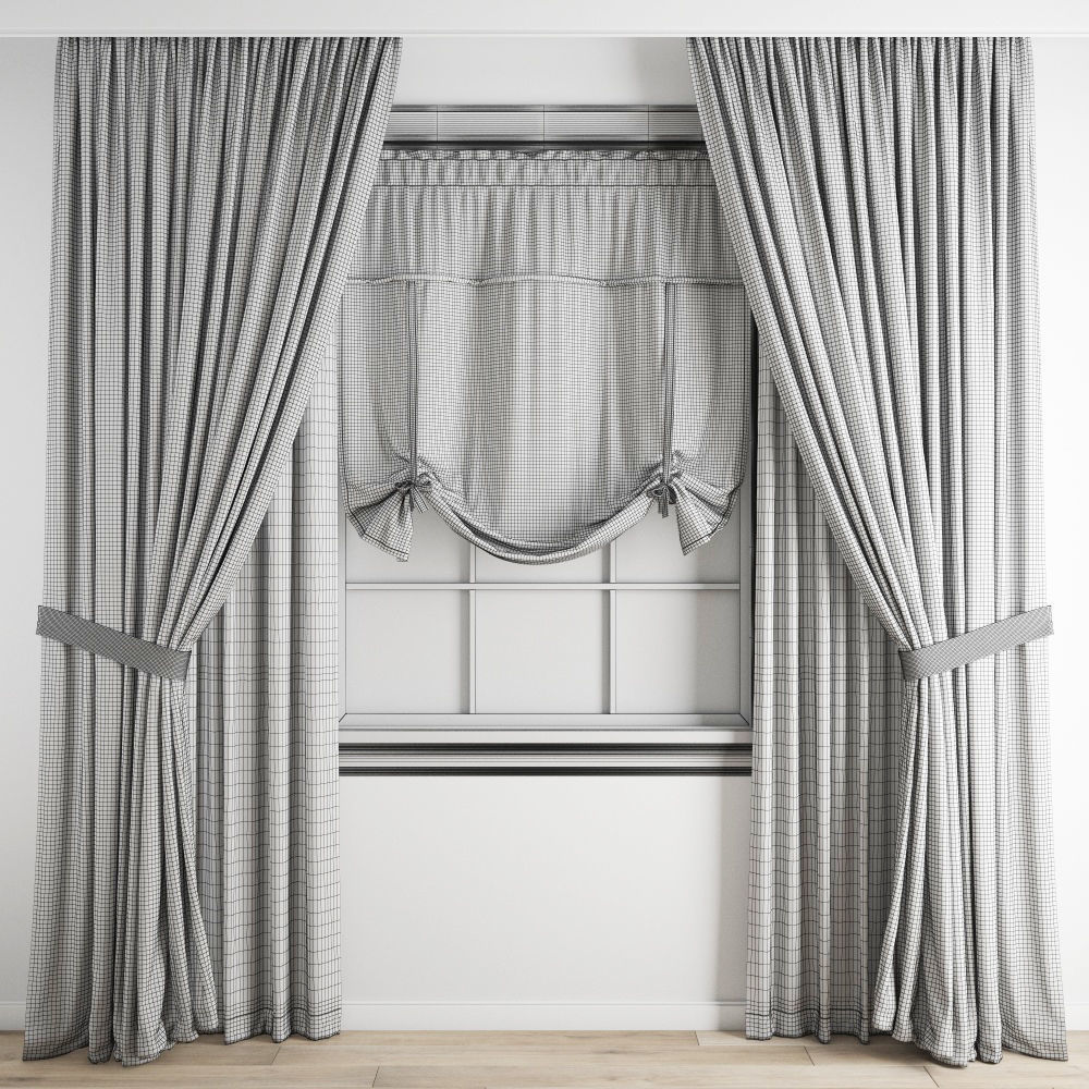Curtain 246 3D model_5