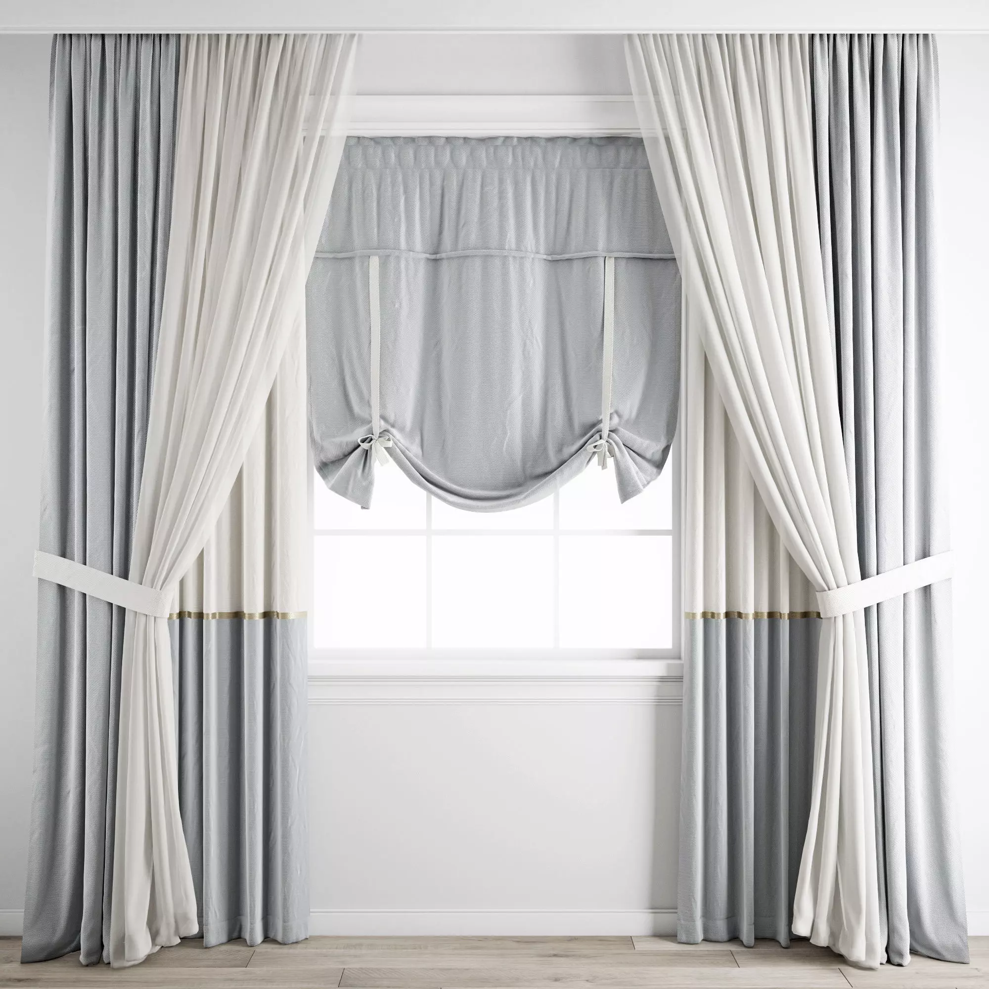 Curtain 246 3D model_0