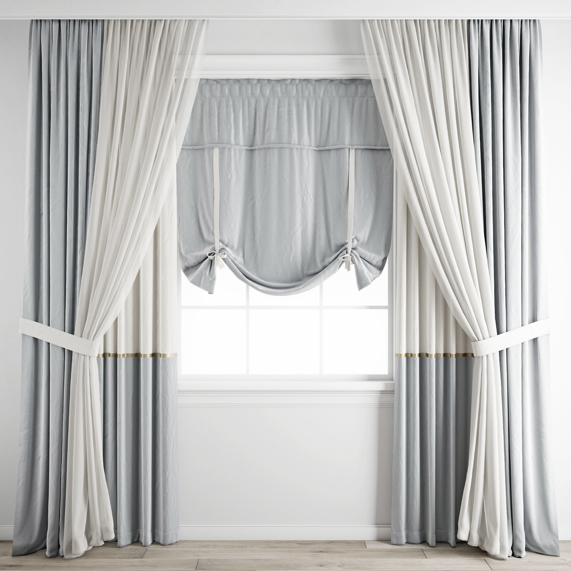 Curtain 246 3D model_2
