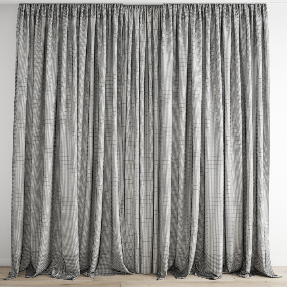 Curtain 250 3D model_9