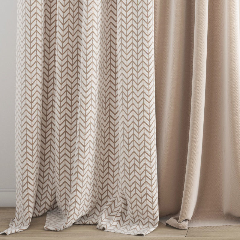 Curtain 250 3D model_4