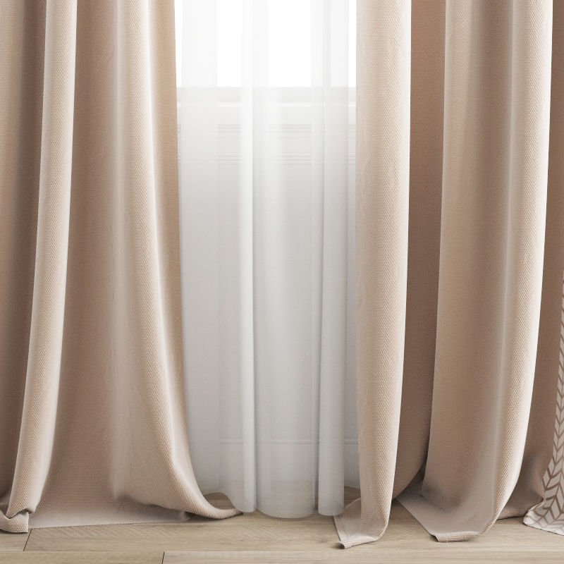 Curtain 250 3D model_6