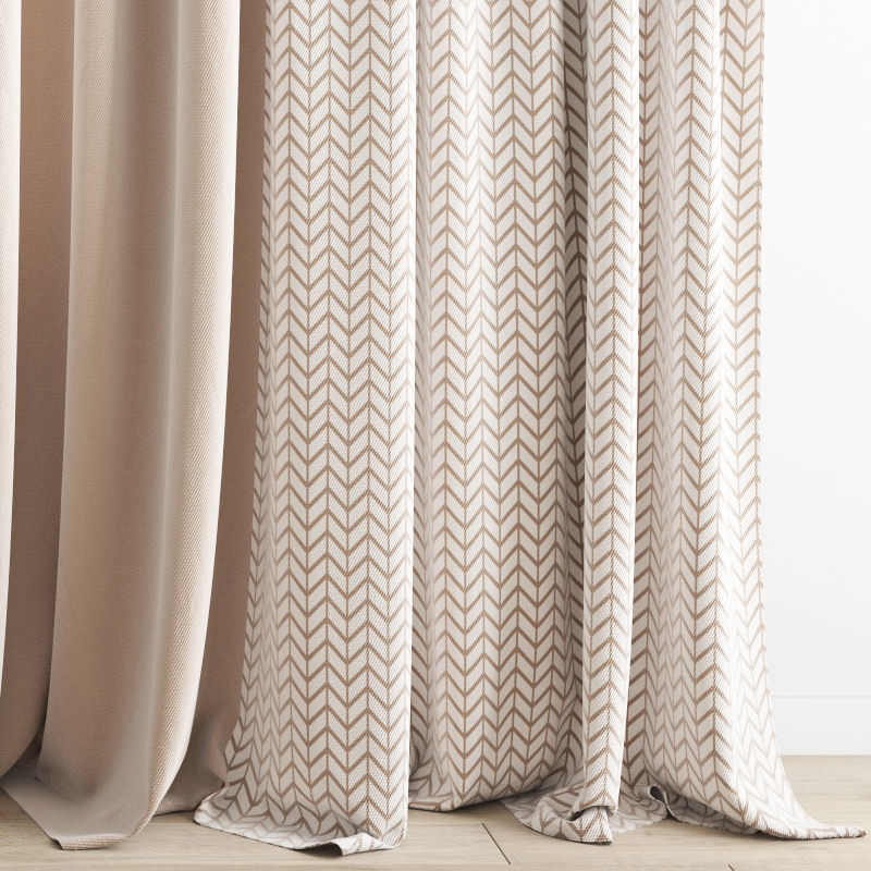 Curtain 250 3D model_7