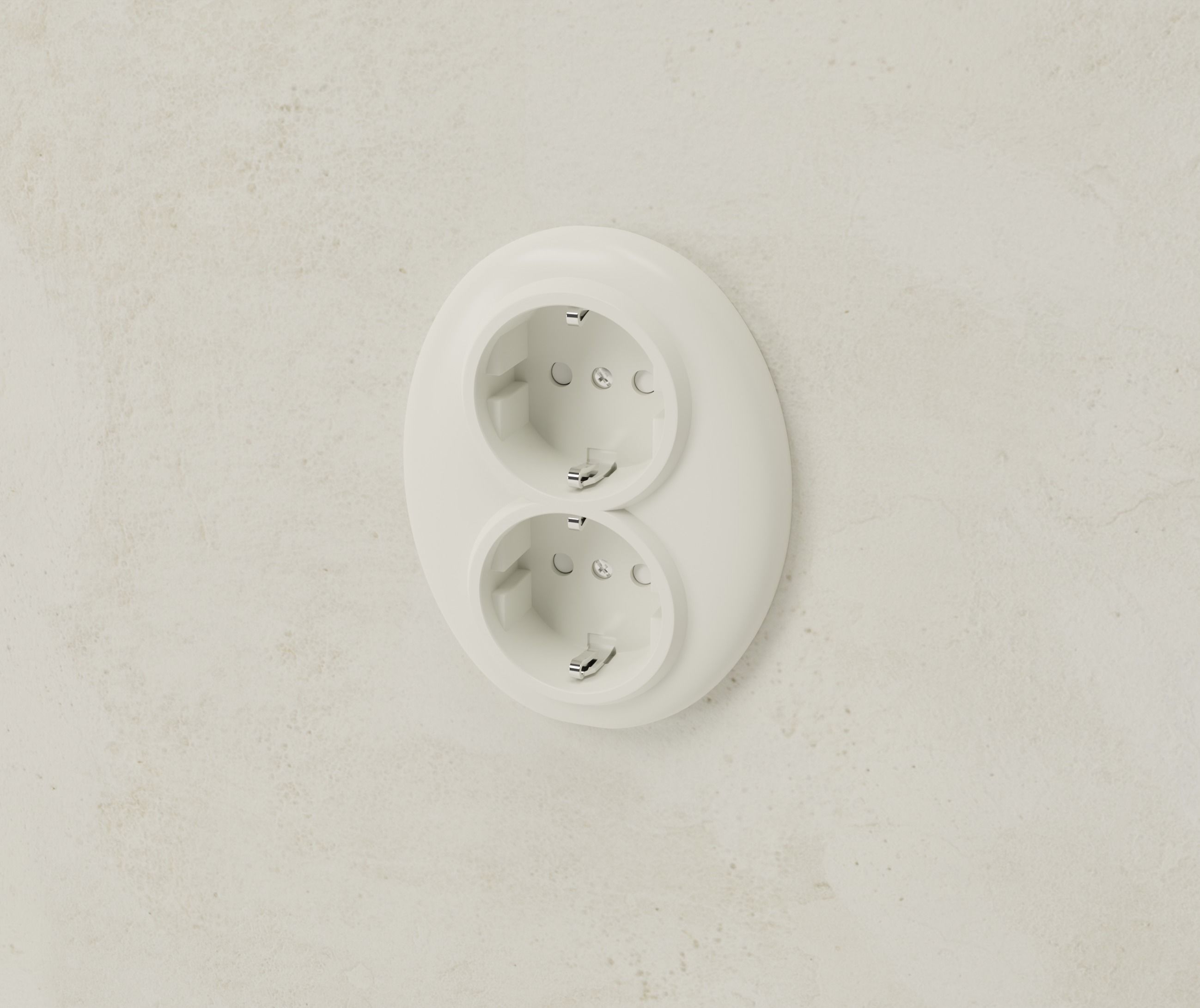 Pack of electrical outlets and switches 3D model_13