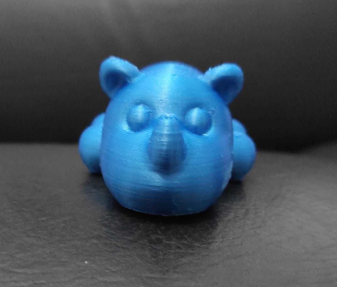 Rhino Lying Down 3D print model_9